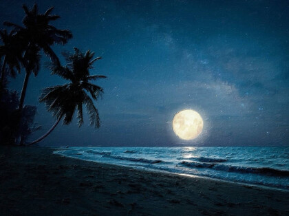 Ночь у моря