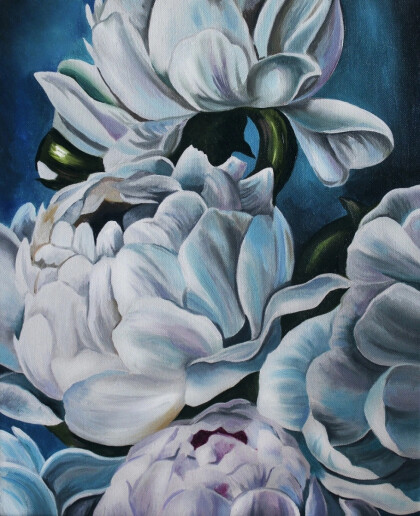 Белоснежный букет цветов