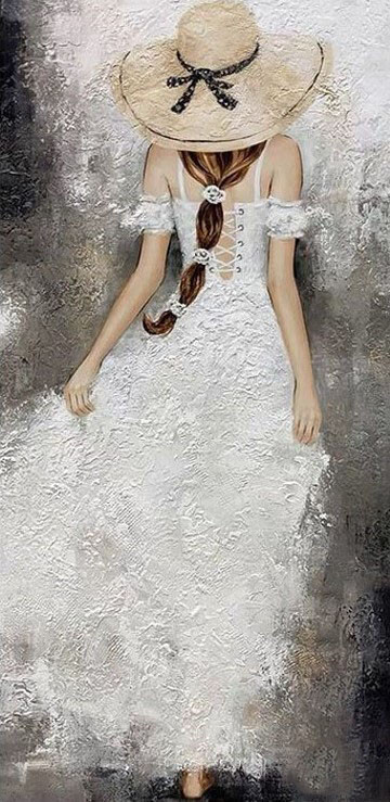 Девушка в белом платье