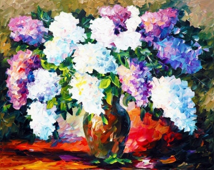 Сирень в вазе