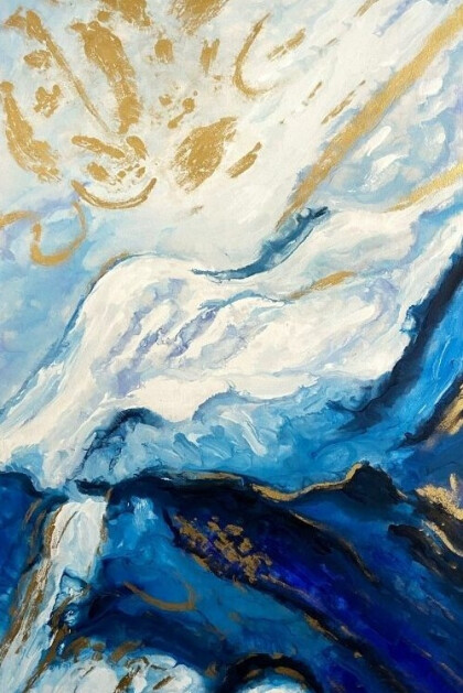 Абстракция с золотом