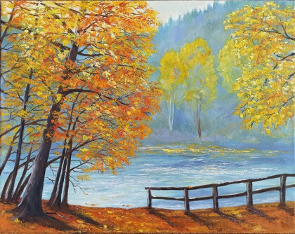 Осенний лесной пейзаж