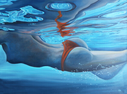 Девушка в красном