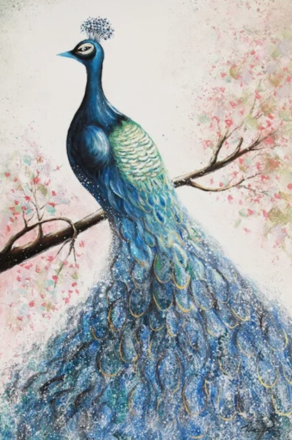 Синий павлин