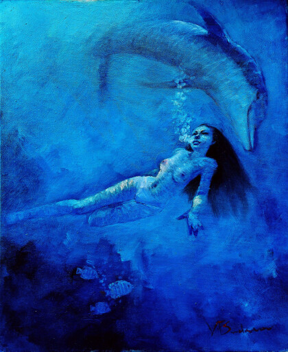 Дельфин и русалка