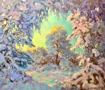 В снежной бахроме