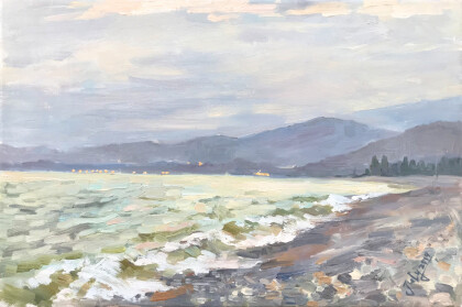 Вечер на пляже