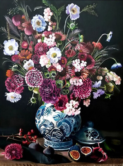 Яркий букет в вазе