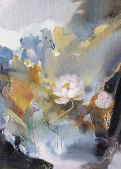 Цветы с поталью