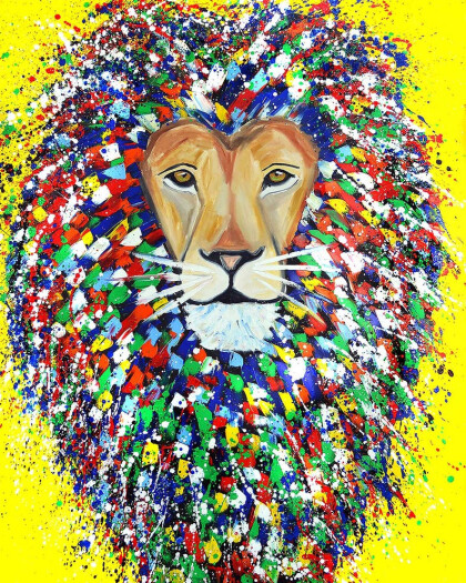 Яркий лев