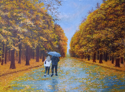 Прогулка в осеннем парке