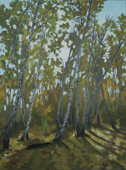 Полдень в берёзовой роще