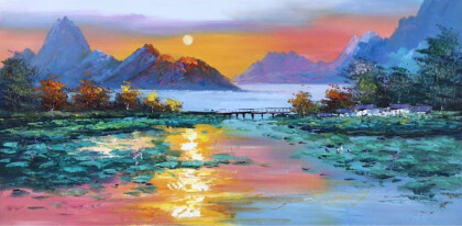 Закат в горах