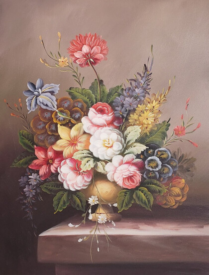 Яркий букет в вазе