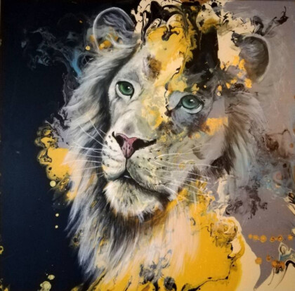 Лев абстракция