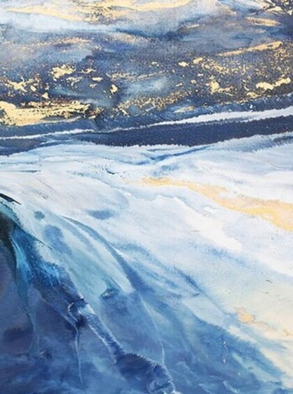 Синяя абстракция