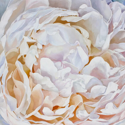 Бежевый пион