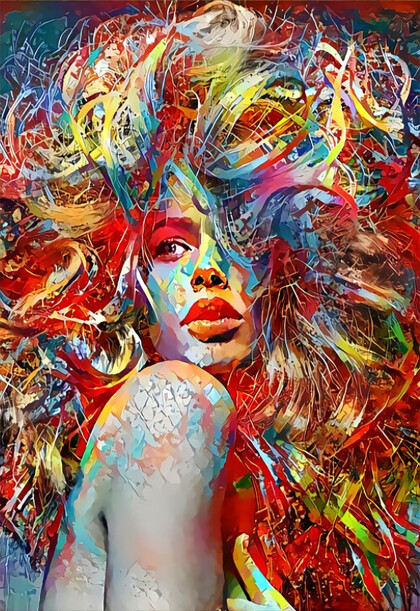 Яркий портрет