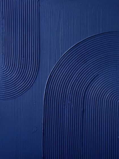 Синяя абстракция