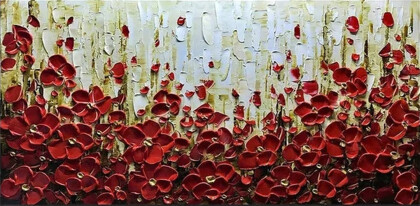 Красные цветы