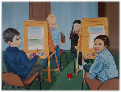 Кто разлил гуашь?