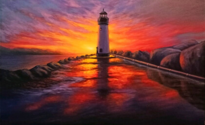 Рассвет на маяке