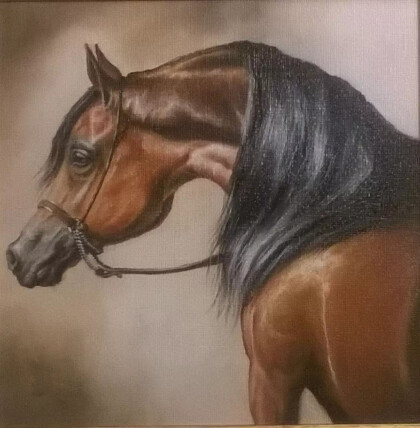 Коричневая лошадь