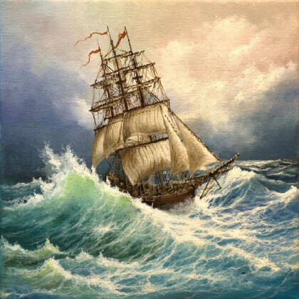 Корабль на волнах