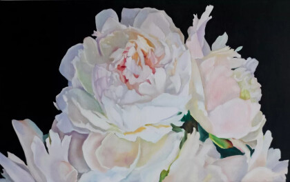 Белые пионы