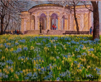 Первоцветы в Михайловском саду