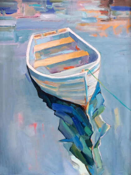 Одинокая лодка