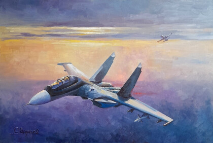 В небе стальные птицы