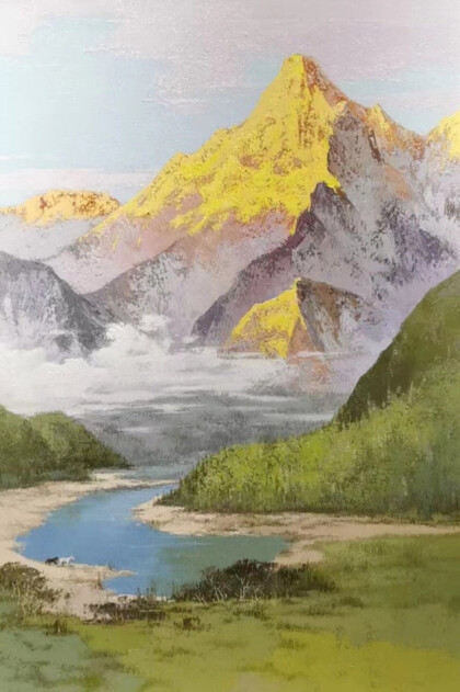 Восход солнца в горах