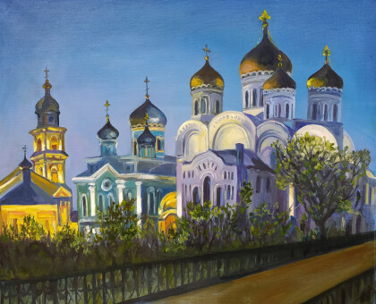 Раннее утро в Дивеево