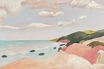 Пляж в нежных тонах