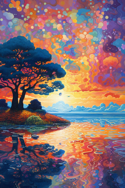 Дерево у воды