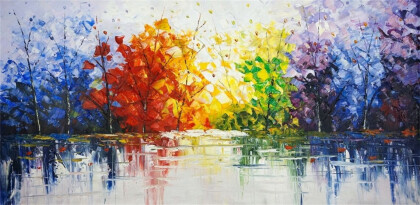 Лес в Абстракции