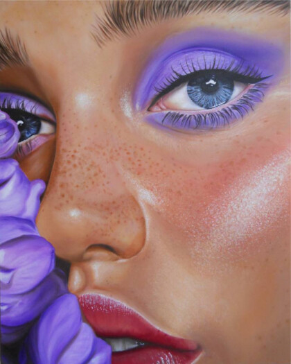 Яркий макияж