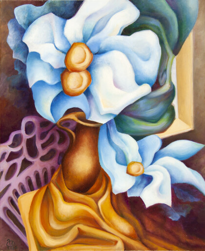 Голубые цветы