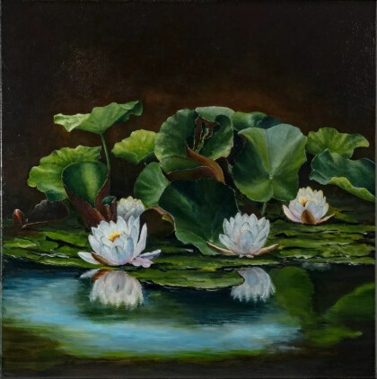 Ночной пруд