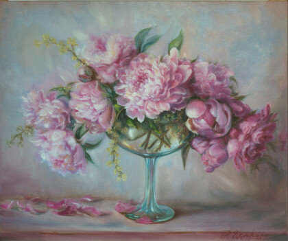 Букет пионов