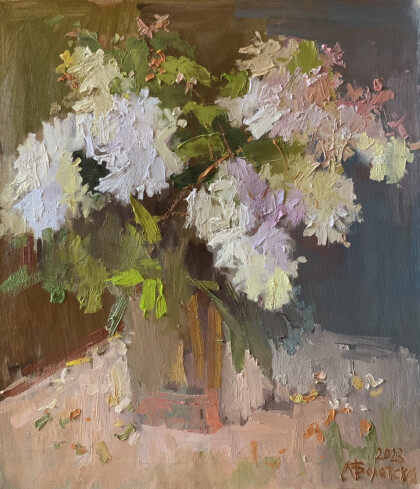 Белая сирень