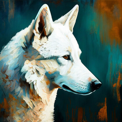 Белоснежный волк