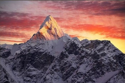 Горы на закате