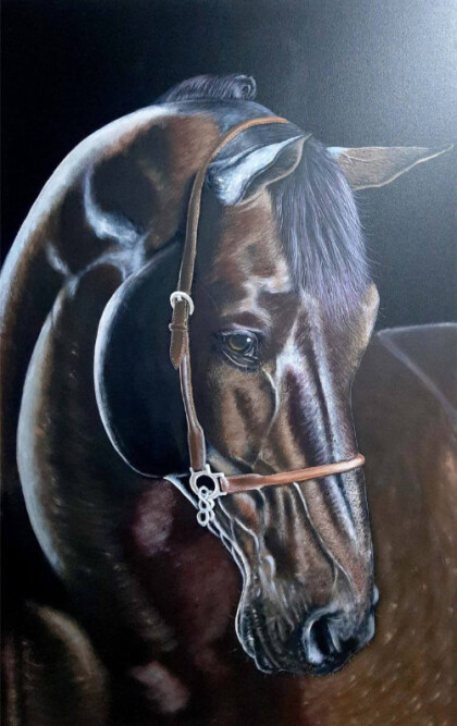 Корчневая лошадь