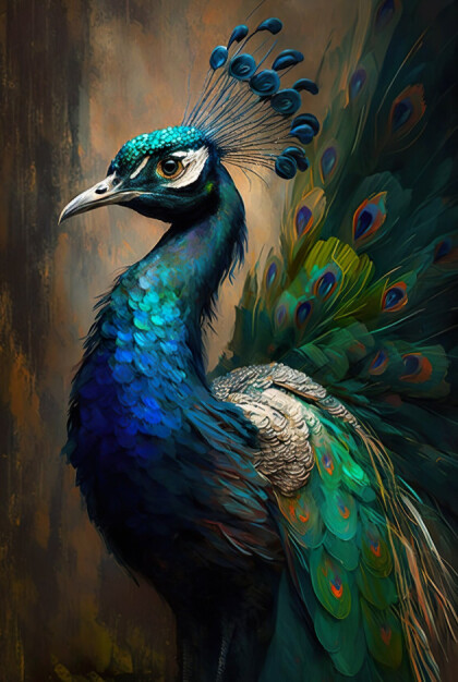 Гордый павлин