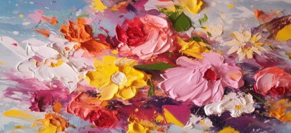 Яркие цветы