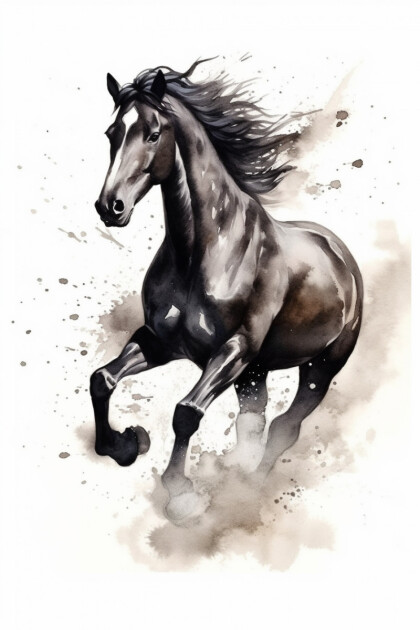 Бегущая лошадь
