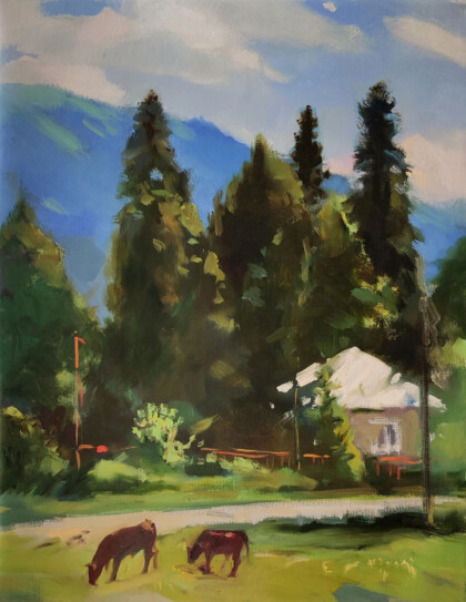 Утро в Архызе