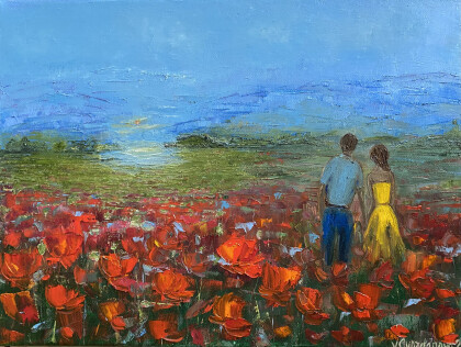 Маковое поле двое любовь